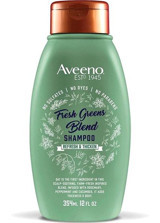 Aveeno Fresh Greens Blend Onarıcı Düz Saçlar İçin Parabensiz Kremsiz Şampuan Unisex Şampuanı 354 ml