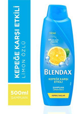 Blendax Kepek Karşıtı Düz Saçlar İçin Limonlu Kremsiz Şampuan Unisex Şampuanı 500 ml