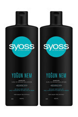 Syoss Nemlendirici Düz Saçlar İçin Kremsiz Şampuan Unisex Şampuanı 2x500 ml
