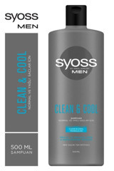 Syoss Clean & Cool Düz Saçlar İçin Mentollü Kremsiz Şampuan Unisex Şampuanı 500 ml