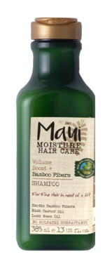 Maui Bamboo Fibers Güçlendirici Düz Saçlar İçin Sülfatsız Kremsiz Şampuan Unisex Şampuanı 385 ml