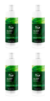 Farmasi Dr. C. Tuna Onarıcı Düz Saçlar İçin Çay Ağacı Kremsiz Şampuan Unisex Şampuanı 4x500 ml