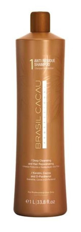 Brasil Cacau Professional Anti Residue Arındırıcı Arındırıcı Düz Saçlar İçin Kremsiz Şampuan Unisex Şampuanı 1000 ml