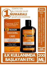 Derma CC Saç Dökülmesine Karşı Düz Saçlar İçin Kremsiz Şampuan Unisex Şampuanı 200 ml