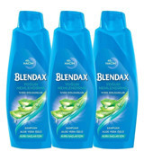 Blendax Nemlendirici Düz Saçlar İçin Aloe Vera Kremsiz Şampuan Unisex Şampuanı 3x500 ml