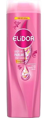 Elidor Superblend Onarıcı Düz Saçlar İçin Kremsiz Şampuan Unisex Şampuanı 12x400 ml