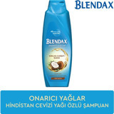 Blendax Onarıcı Düz Saçlar İçin Hindistan Cevizli Kremsiz Şampuan Unisex Şampuanı 500 ml