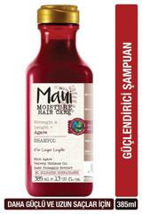 Maui Agave Nectar Güçlendirici Düz Saçlar İçin Sülfatsız Kremsiz Şampuan Unisex Şampuanı 385 ml