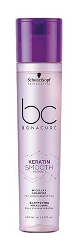 Schwarzkopf Bonacure Düz Saçlar İçin Keratin Kremsiz Şampuan Unisex Şampuanı 250 ml