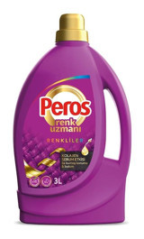 Peros Kolejen Serum Etkili Renkliler İçin 50 Yıkama Sıvı Deterjan 3 lt