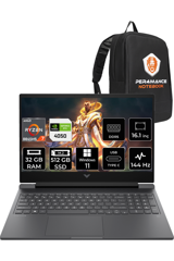 HP Victus 16 9Z794EA Harici GeForce RTX 4050 AMD Ryzen 7 8845HS 32 GB DDR5 512 GB SSD 16.1 inç FHD Windows 11 Pro Gaming Laptop PER4 ÇANTA