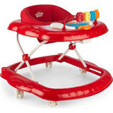 Baby2Go 23841 Step 6 Tekerlekli 3 Kademeli Oyuncaklı Müzikli Örümcek Yürüteç Kırmızı