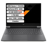 HP Victus 16-S0051NT Harici GeForce RTX 4050 AMD Ryzen 7 7840HS 32 GB DDR5 1 TB SSD 16.1 inç FHD Freedos Gaming Laptop