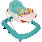 Baby Hope 218 Tobby 4 Tekerlekli Oyuncaklı Müzikli Örümcek Yürüteç Turkuaz
