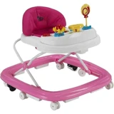 Baby Hope 213 Star 6 Tekerlekli Oyuncaklı Müzikli Örümcek Yürüteç Pembe