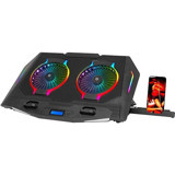Frisby Fnc-5250St 1400 Rpm Mini 2 Fanlı Rgb Alüminyum 17 İnç Gaming Laptop Soğutucu