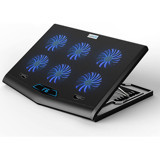 Coolcold F56 2100 Rpm Mini Sessiz 6 Fanlı Rgb 15.6 İnç Gaming Laptop Soğutucu