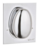 Vitra A41840 Pirinç Çiftli Aç Kapa Ankastre Kare Banyo Bataryası Krom