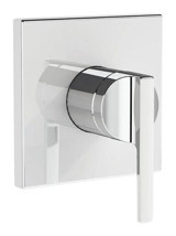 Vitra A42837 Pirinç Çiftli Aç Kapa Ankastre Kare Banyo Bataryası Krom