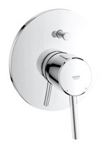 Grohe 19346001 Krom Kaplama Tekli Aç Kapa Yarı Ankastre Kare Banyo Bataryası Krom
