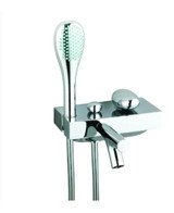 Vitra A41802 Pirinç Çiftli Aç Kapa Ankastre Kare Banyo Bataryası Krom