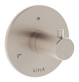 Vitra A4285934 Pirinç Çiftli Aç Kapa Ankastre Kare Banyo Bataryası Krom