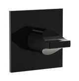 Vitra A4283939 Pirinç Çiftli Aç Kapa Solo Kare Banyo Bataryası Siyah