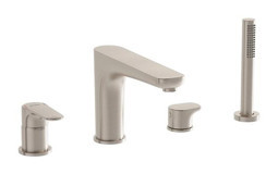 Artema A4274334 Krom Kaplama Çiftli Aç Kapa Banyo Bataryası Fırçalı Nikel