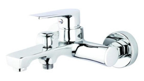 Itimat Pirinç Çiftli Aç Kapa Solo Kare Banyo Bataryası Krom