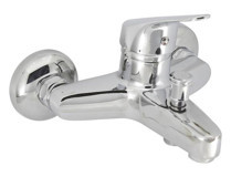 Gms BMK018 Pirinç Çiftli Aç Kapa Solo Yuvarlak Banyo Bataryası Krom