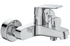Ideal Standard Ceraflex Pirinç Çiftli Aç Kapa Yarı Ankastre Kare Banyo Bataryası Krom