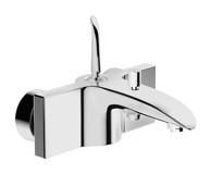 Artema A42451 Pirinç Çiftli Aç Kapa Ankastre Kare Banyo Bataryası Krom