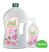 Mom's Green Kır Çiçekleri Nemlendiricili Organik 2'li 1500+500 ml Sıvı Sabun