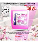 Maysa Çiçek Kokulu Parabensiz Nemlendiricili 4 lt Sıvı Sabun