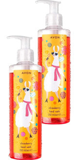 Avon Lama Dude Naturals Çilek Nemlendiricili 2'li 250 ml Sıvı Sabun