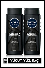 Nivea Deep Dimension Duş Jeli 2x500 ml