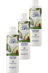 Avon Care Avokado Yağı Nemlendirici Vegan Duş Jeli 3x400 ml