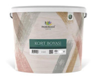 Pamukkale Silikonlu Tenis Kort Boyası 20 kg Beyaz