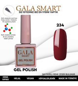 Gala Smart Classic No:234 Kırmızı Kalıcı Parlak Oje
