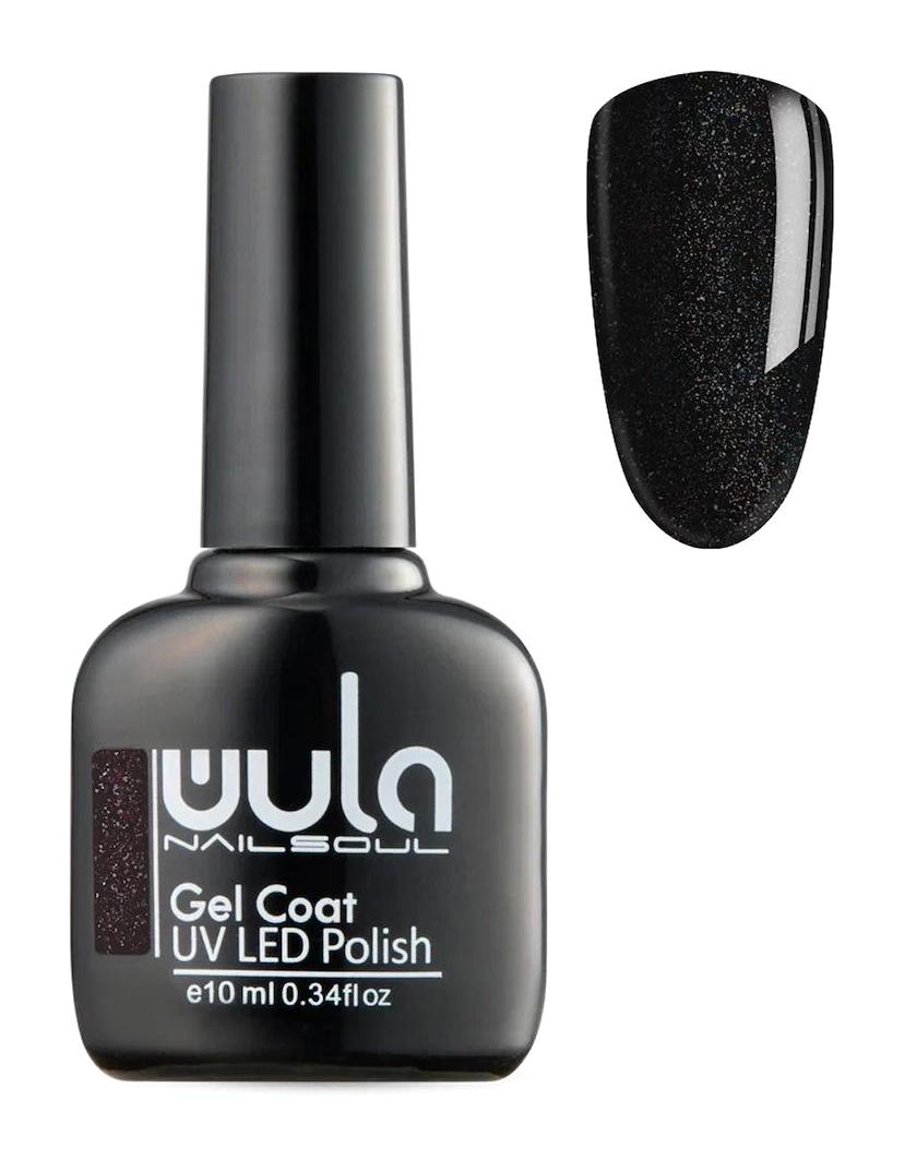 Wula Nailsoul 347 Siyah Kalıcı Simli Oje