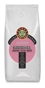Kahve Dünyası Karamel Aromalı Arabica Çekirdek Filtre Kahve 1 kg