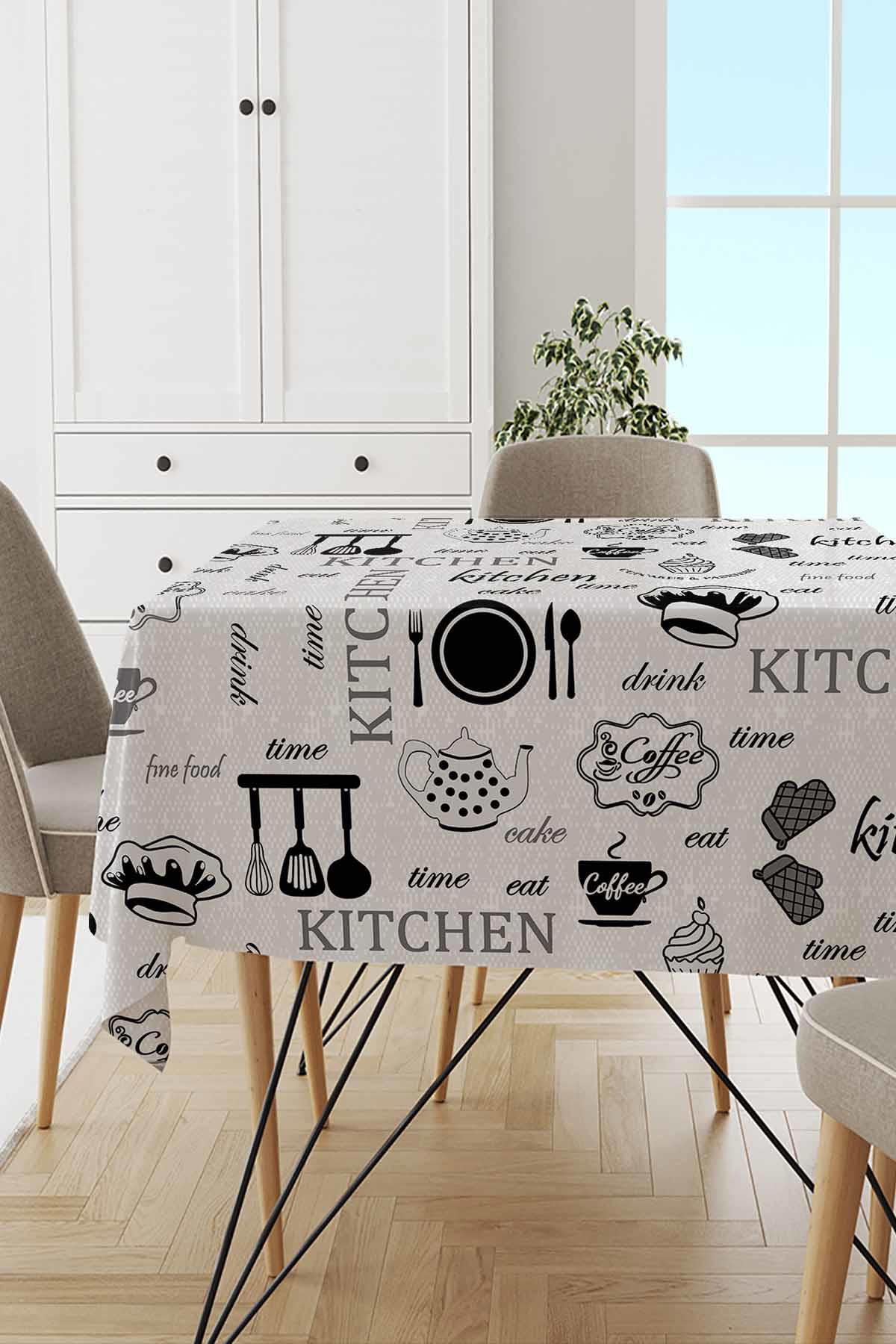 Viva Home MSO339 Tay Tüyü 140x240 cm Dikdörtgen Masa Örtüsü Beyaz