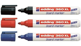 Edding 360 XL 3 Adet Doldurulabilir Silinebilir Çok Renkli Tahta Kalemi