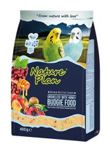 Nature Plan Kabuksuz Ballı-Meyveli Vitaminli Muhabbet Kuşu Yemi 5x400 gr
