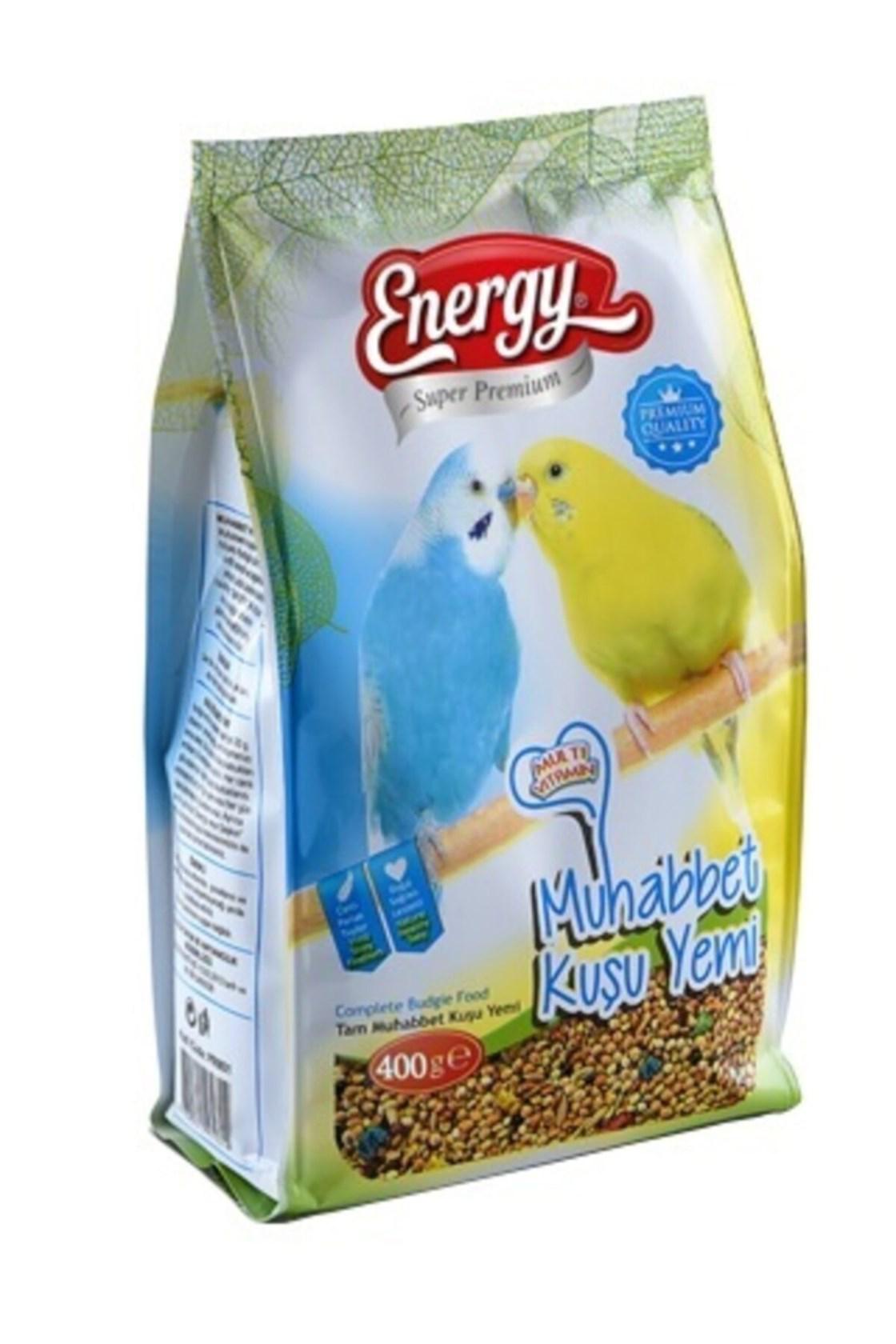 Energy Super Premium Kabuklu Sade Vitaminli Muhabbet Kuşu Yemi 400 gr