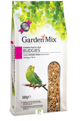 Garden Mix Budgies Kabuklu Sade Vitaminli Yetişkin Muhabbet Kuşu Yemi 500 gr