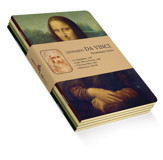 Retronote Da Vinci A6 Çizgisiz Düz Küçük Boy Kahverengi 4'lü Set Not Defteri