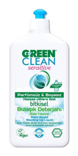 Green Clean Sensitive Kokusuz Kokulu Organik Sıvı El Bulaşık Deterjanı 500 ml