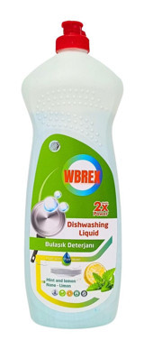 Wbrex Antialerjenik Limon-Nane Kokulu Sıvı El Bulaşık Deterjanı 650 ml