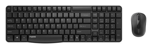 Rapoo 18431 X1800S Siyah Kablosuz Klavye Mouse Seti